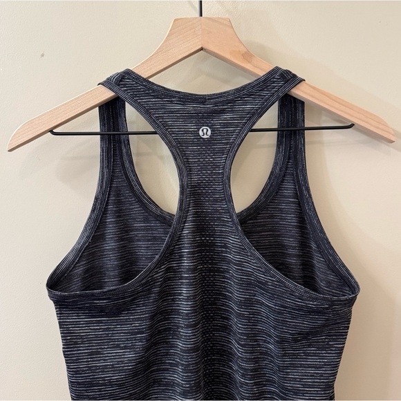 Lululemon Swiftly Speed Racerback Black and Gray Tank Top size 6 - Picture 6 of 6